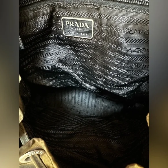 Prada Green Tessuto Nylon Backpack - Picture 5 of 16